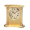 Seiko Gold-Tone Brass Case Desk & Table Clock